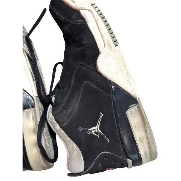 Nike Air Jordan Retro Black Red Basketball Shoes Men’s Size 7 (EU 40) - Picture 5 of 6